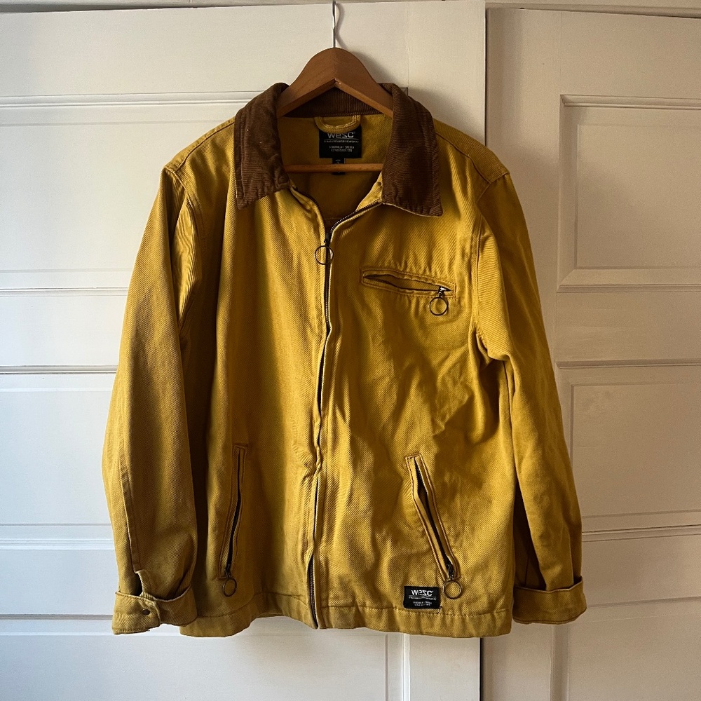 Barn Jacket with Corduroy Collar